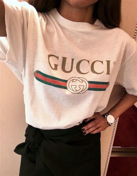 gucci tee shirt femme|authentic gucci men tee shirts.